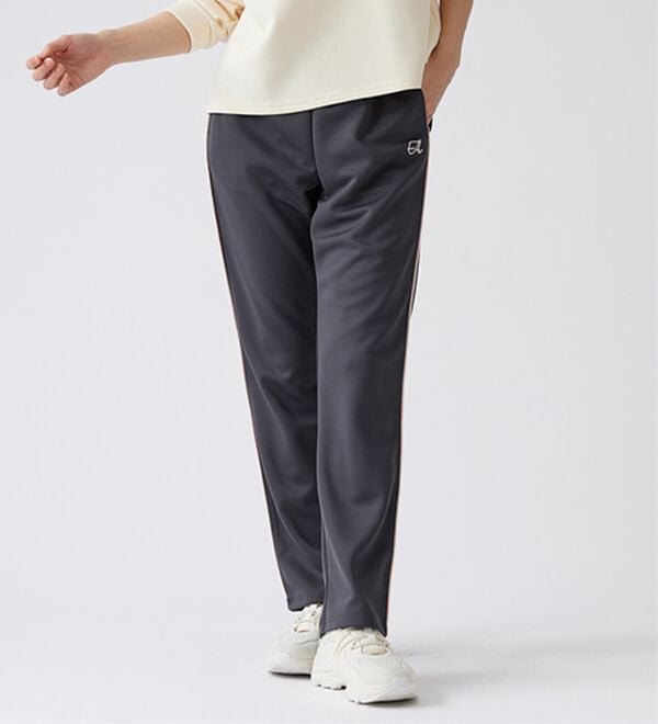 BELLUNA（ベルーナ）の「＜ＥＬＬＥ　Ａｃｔｉｖｅ＞配色ラインジャージパンツ（その他パンツ）」｜詳細画像