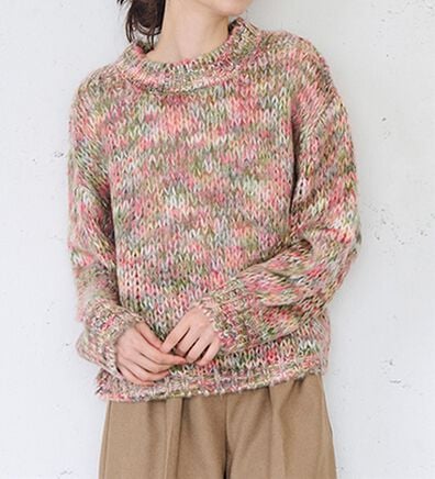 RANAN（ラナン）の「ミックスカラーシャギーニット（ニット・セーター）」