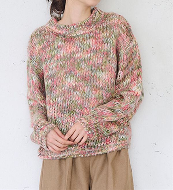 RANAN（ラナン）の「ミックスカラーシャギーニット（ニット・セーター）」｜詳細画像