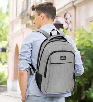 「ＵＳＢポート搭載リュック（その他メンズバッグ）」｜グレー