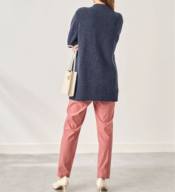 BELLUNA（ベルーナ）の「ミックス調ボタン使いニットチュニック（チュニック）」｜詳細画像