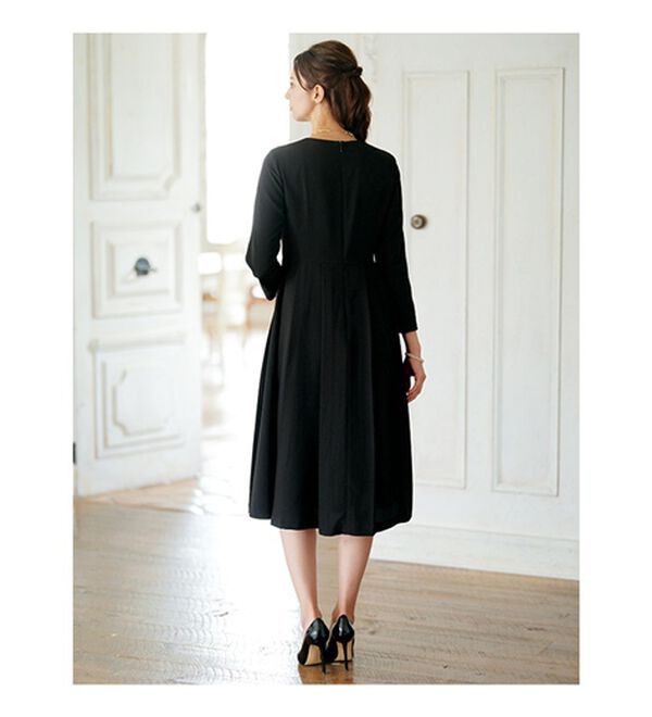 BELLUNA（ベルーナ）の「ラメ入りツイードジャケットワンピースアンサンブル（ワンピースセットスーツ）」｜詳細画像