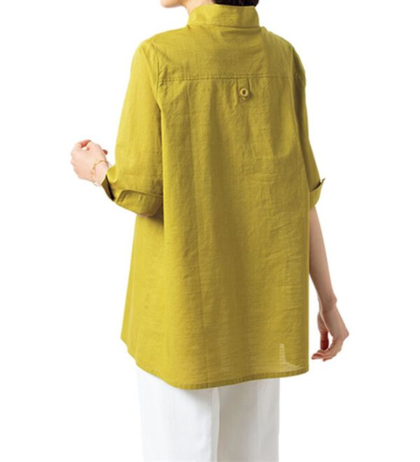 ルフラン（ルフラン）の「【３色組】かる涼さらっと立ち衿ブラウス（ブラウス）」｜詳細画像