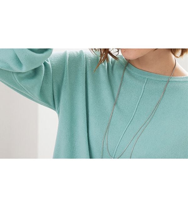 BELLUNA（ベルーナ）の「ふんわりカシミヤタッチニットプルオーバー（ニット・セーター）」｜詳細画像