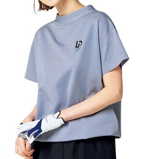 BELLUNA（ベルーナ）の「【UNDOVE】綿混ストレッチサッカープルオーバー（カットソー）」｜ネイビー系