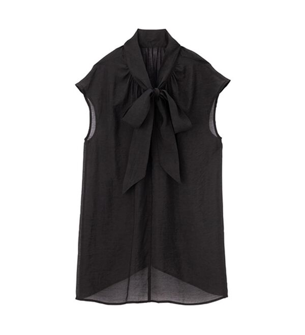 GeeRA（ジーラ）の「前後２ＷＡＹフレンチ袖ボウタイブラウス（ブラウス）」｜詳細画像