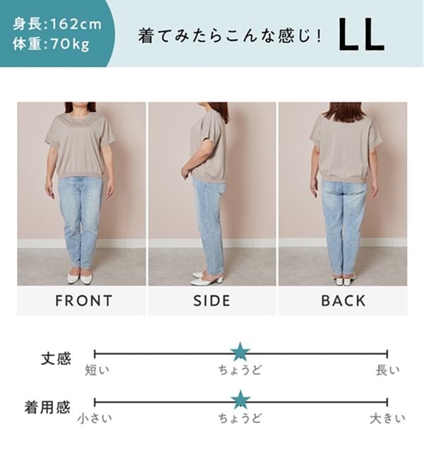 alotta（アロッタ）の「ゆるっと涼やかＶネックプルオーバー（ニット・セーター）」｜詳細画像