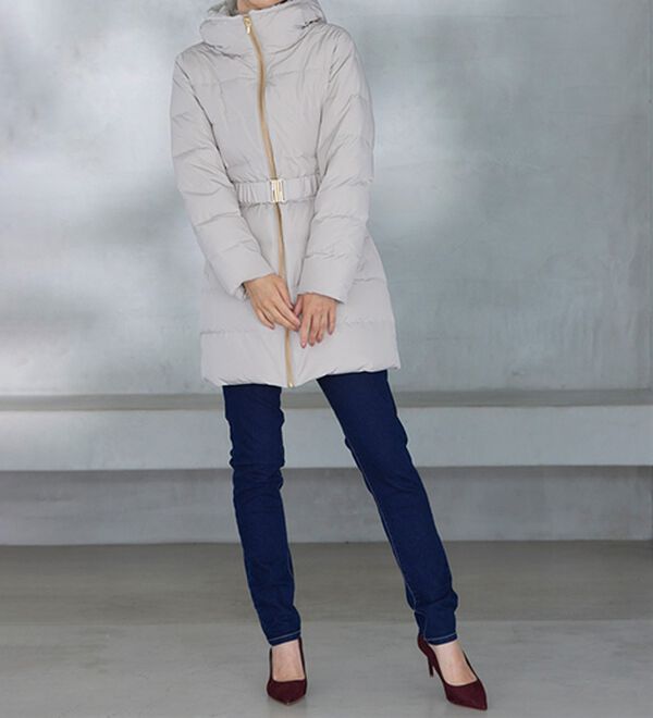 RANAN（ラナン）の「暖かファーフード使いすっきりダウンコート（ダウンコート・ジャケット・ベスト）」｜詳細画像