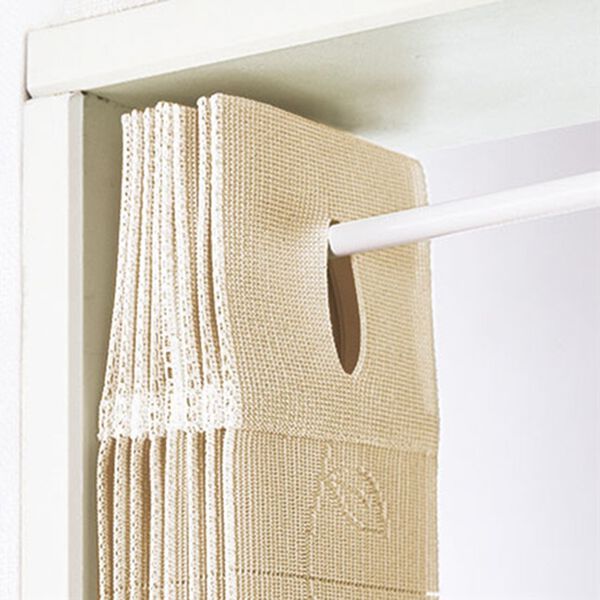 「日本製テイジン糸使用　断熱アコーディオンカーテン（のれん・間仕切り・カフェカーテン）」｜詳細画像