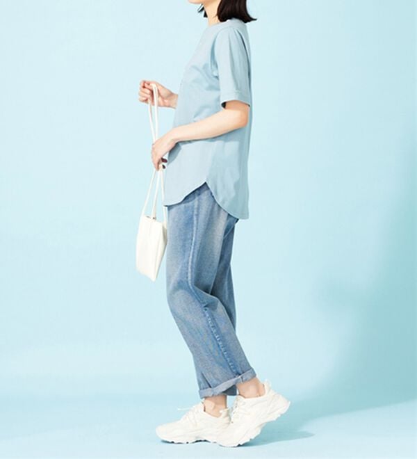 BELLUNA（ベルーナ）の「ヒンヤリ！着映えプリントプルオーバー（カットソー）」｜詳細画像