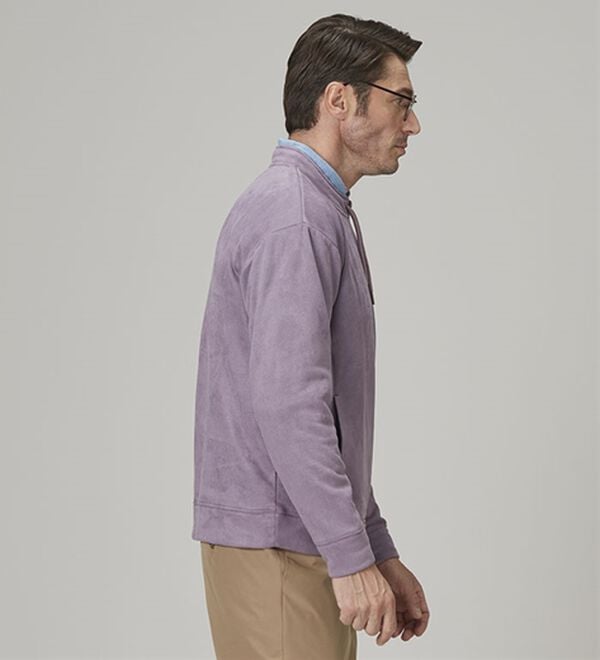 「＜アーノルド　パーマー＞パーカー風スエードトレーナー（メンズトレーナー）」｜詳細画像