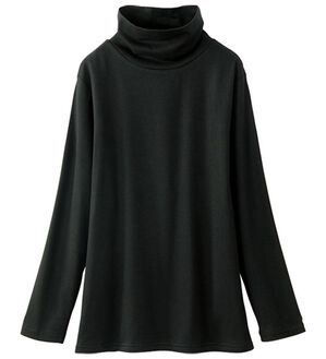 LAVIENNE（ラヴィエンヌ）の「防風＆裏フリースであたたかインナー（肌着・インナーウェア）」｜ブラック