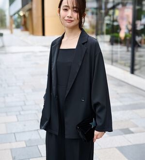 RANAN（ラナン）の「ジャケット＆サロペットドレスセット（パンツスーツ）」｜詳細画像