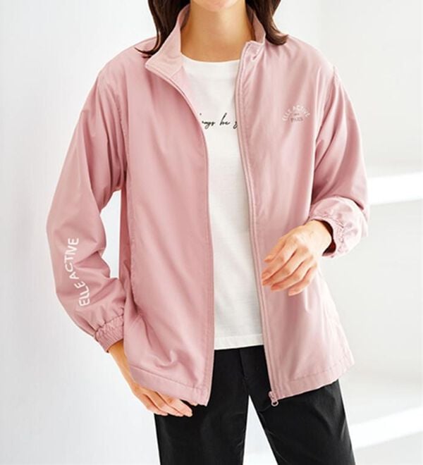 BELLUNA（ベルーナ）の「＜ＥＬＬＥ　Ａｃｔｉｖｅ＞防風&times;はっ水裏フリースブルゾン（ブルゾン）」｜ローズ