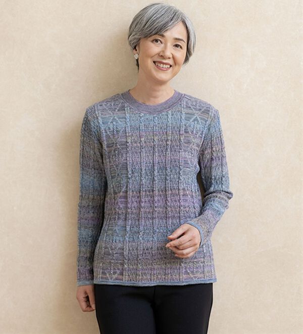 ルフラン（ルフラン）の「ウール入りメランジニットアンサンブル（アンサンブル）」｜詳細画像