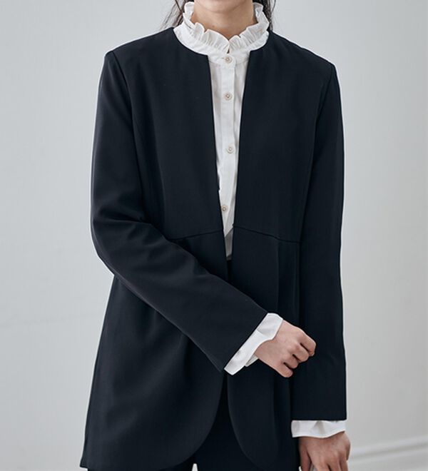 RANAN（ラナン）の「＜２点セット＞ラウンドヘムジャケットセットアップ（パンツスーツ）」｜詳細画像