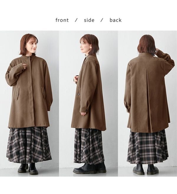 ウール調テントラインコート - ベルーナ【公式】