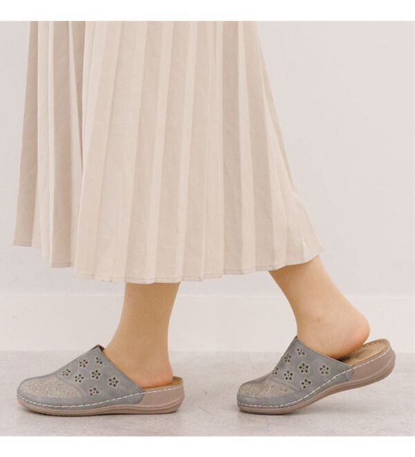 BELLUNA（ベルーナ）の「さっと履ける美脚魅せミュール（サンダル・ミュール）」｜詳細画像