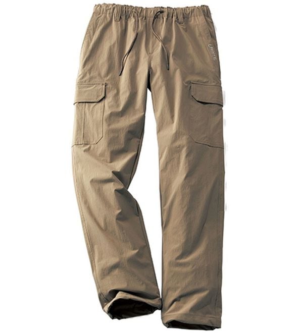 「＜アウトドアプロダクツ＞のびかるサマーカーゴパンツ（メンズカーゴパンツ）」｜ベージュ