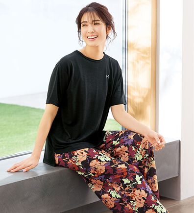 「＜ＨＡＮＡＥ　ＭＯＲＩ＞華やかリラックスウェア（パジャマ・ルームウェア）」