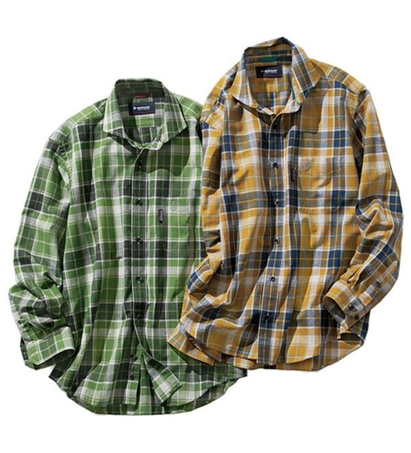 「＜ダンロップ・リファインド＞着心地快適ハイブリットリネンシャツ（メンズシャツ）」｜詳細画像