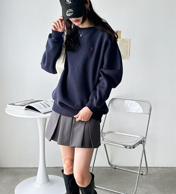 GeeRA（ジーラ）の「【U.S. POLO ASSN.】表ピーチ裏起毛スウェット（トレーナー・スウェット）」｜詳細画像