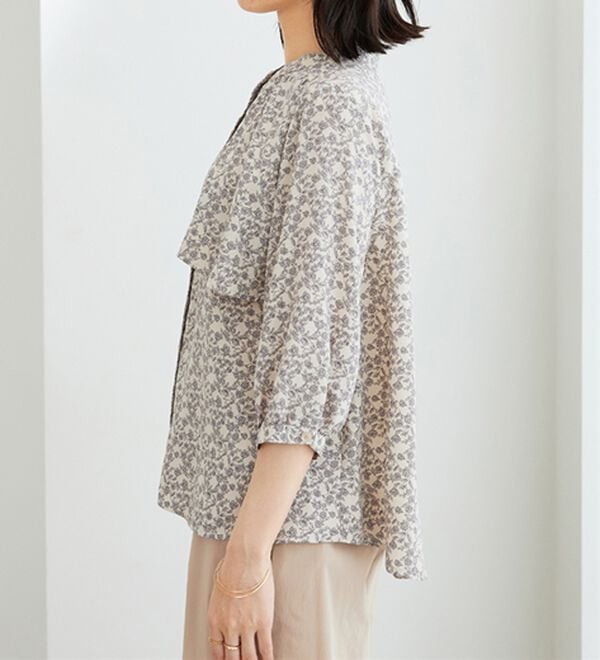 BELLUNA（ベルーナ）の「ケープ風デザインブラウス（ブラウス）」｜詳細画像