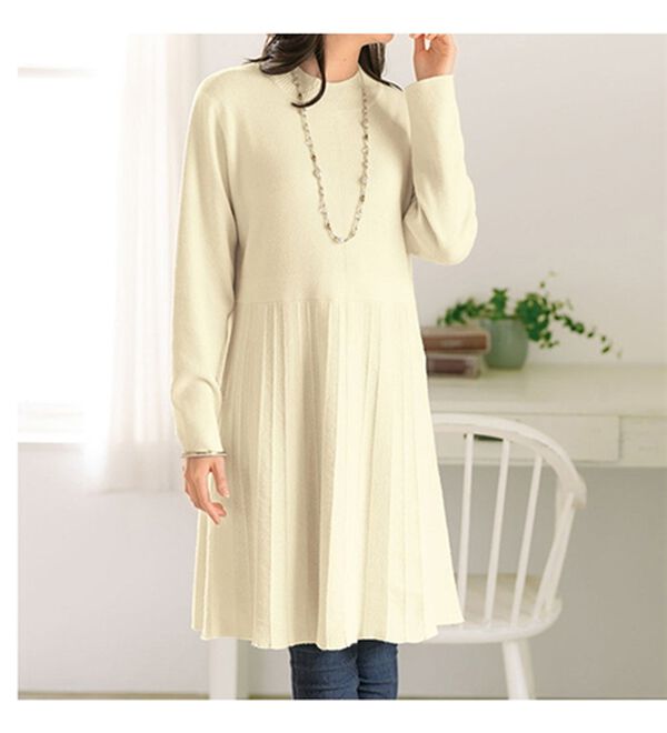 ルフラン（ルフラン）の「チェック柄ベスト付ニットアンサンブル（アンサンブル）」｜詳細画像