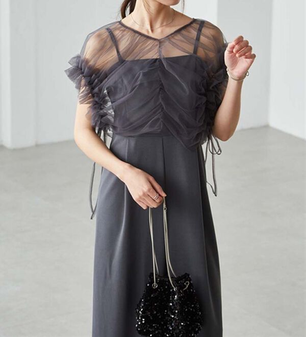 マルチWAYフリルチュールボレロセットパンツドレス - ベルーナ【公式】