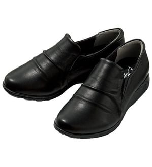 ルフラン（ルフラン）の「ラックウォーク　柔らか羊革の軽量スリッポン（スリッポン）」｜ブラック