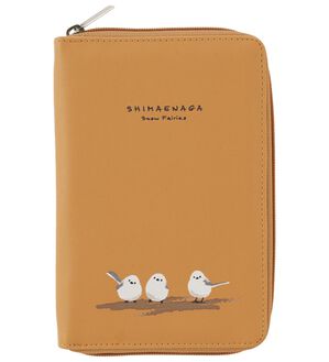 「お薬手帳ケース（シマエナガ）（財布・パスケース）」｜キャメル
