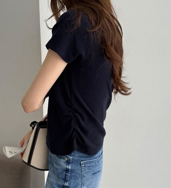 GeeRA（ジーラ）の「【ＵＳ．ＰＯＬＯ．ＡＳＳＮ】接触冷感Vネックヘンリーリブカットソー（カットソー）」｜詳細画像