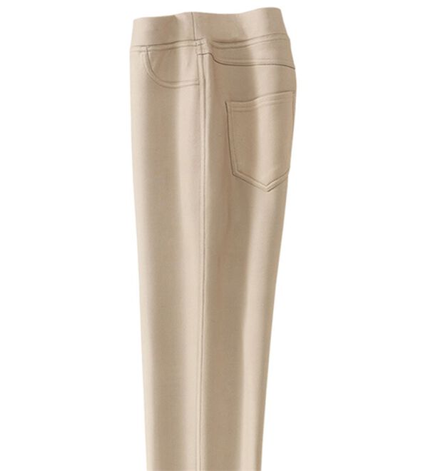 BELLUNA（ベルーナ）の「あったか裏起毛！ホカロンパンツ（フルレングスパンツ）」｜トープ