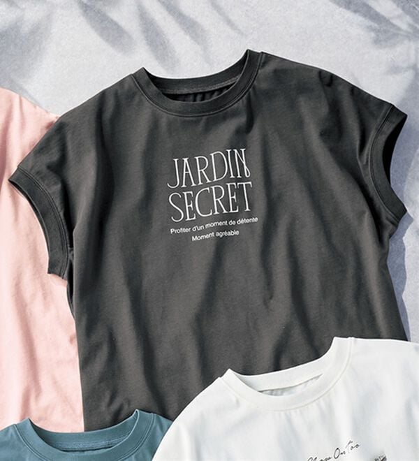 BELLUNA（ベルーナ）の「サラリ綿混！ゆったりドルマンプルオーバー（カットソー）」｜チャコール