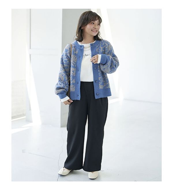 BELLUNA（ベルーナ）の「綿１００％抗菌防臭ロゴＴシャツ（カットソー）」｜詳細画像