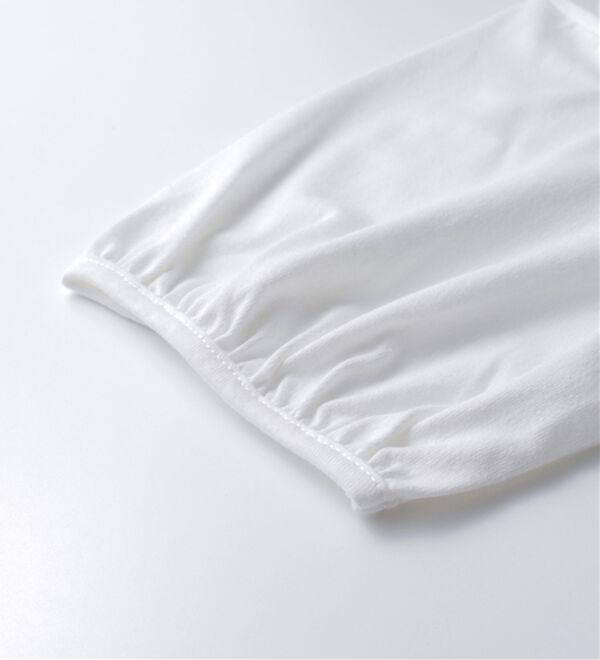 BELLUNA（ベルーナ）の「ギャザー使い異素材切替ふんわりチュニック（チュニック）」｜詳細画像