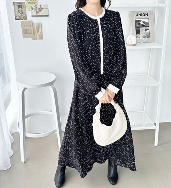 大人プリントロングワンピース - ベルーナ【公式】