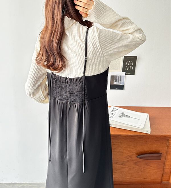 GeeRA（ジーラ）の「バックストラップデザインキャミワンピース（その他ワンピース）」｜詳細画像