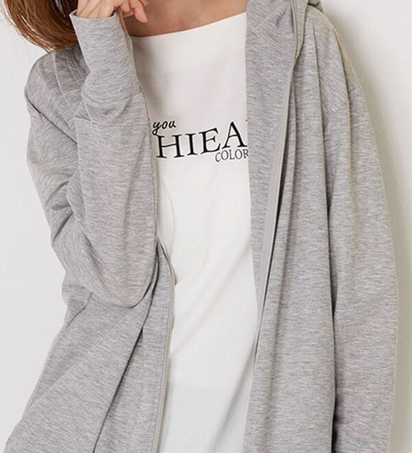 BELLUNA（ベルーナ）の「【接触冷感】絶対に焼けたくない！後プリーツＵＶパーカー（パーカー）」｜詳細画像