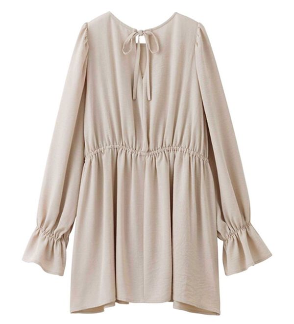 GeeRA（ジーラ）の「シャーリングビスチェデザインチュニックブラウス（ブラウス）」｜詳細画像