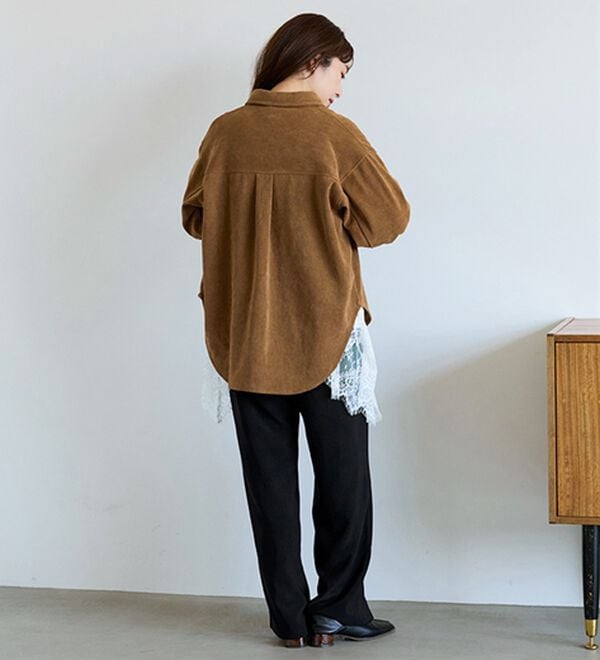 BELLUNA（ベルーナ）の「やわらかコーデュロイ素材シャツジャケット（その他ジャケット）」｜詳細画像