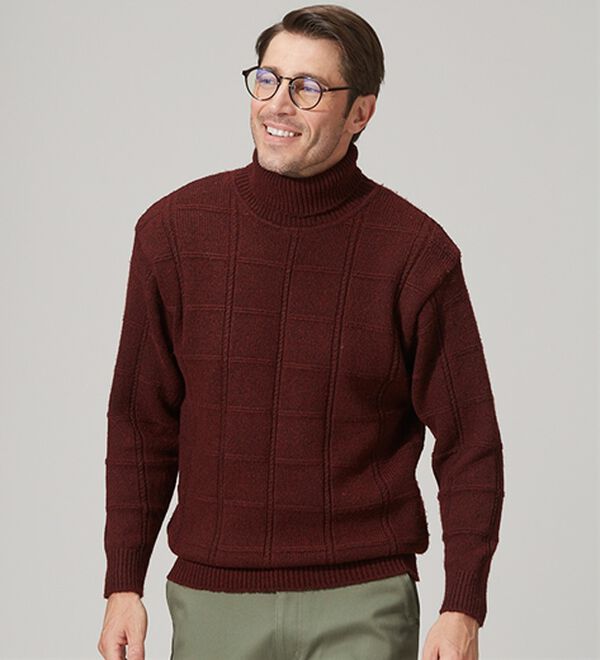「まさに画期的裏暖かセーター（メンズニット・セーター）」｜詳細画像