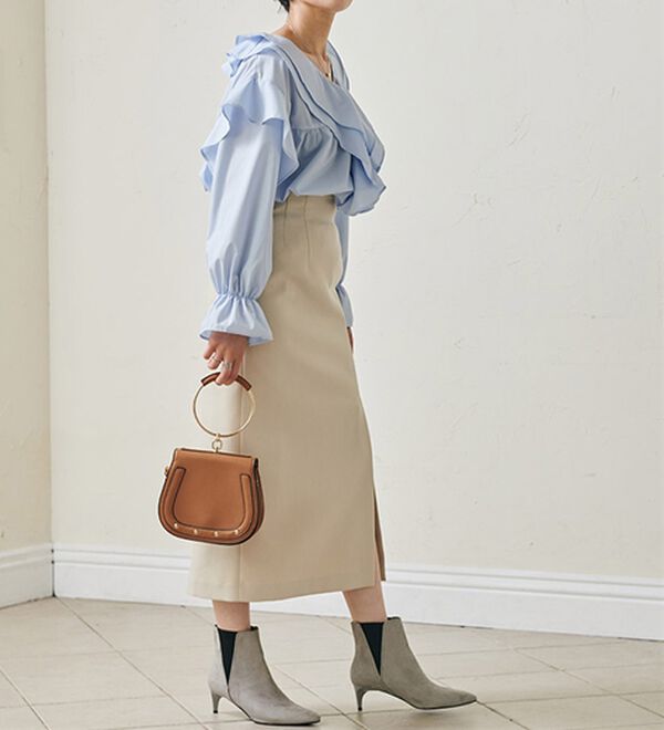 RANAN（ラナン）の「ビッグカラーフリルブラウス（ブラウス）」｜詳細画像