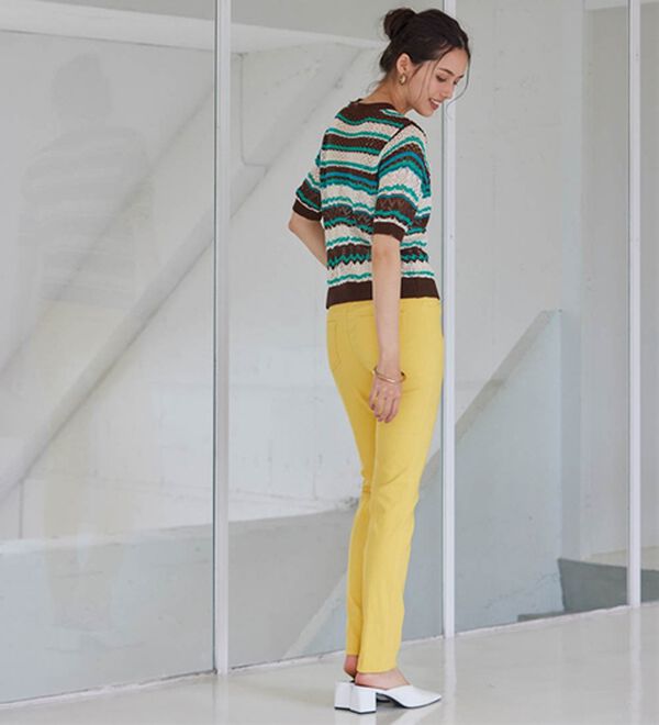 RANAN（ラナン）の「マルチボーダーサマーニット（ニット・セーター）」｜詳細画像