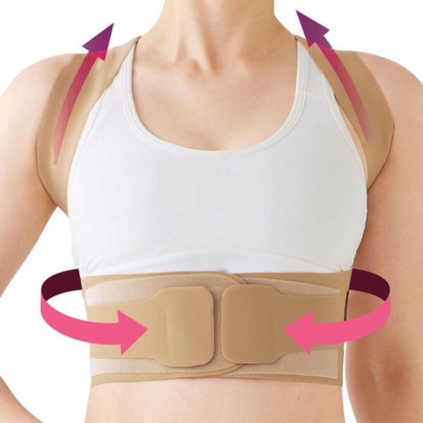 「お医者さんの（Ｒ）体幹姿勢サポーター　ピタ肌（サポーター・肩腰膝ケア）」｜詳細画像