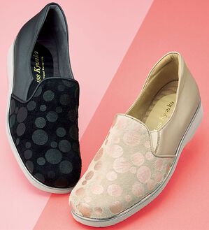 ルフラン（ルフラン）の「＜ミスキョウコ＞４Ｅバブルドットスリッポン（スリッポン）」｜詳細画像