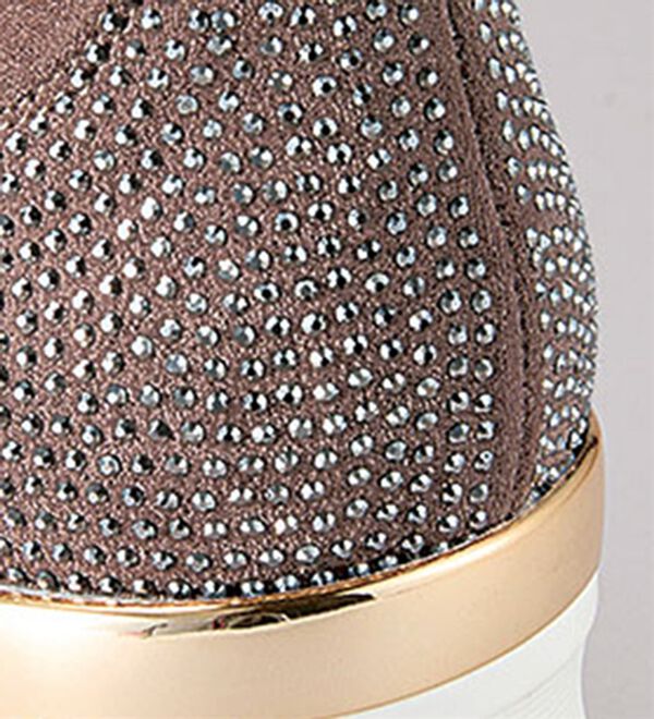 BELLUNA（ベルーナ）の「４Ｅ厚底ビジュー使いストレッチブーツ（ブーツ）」｜詳細画像