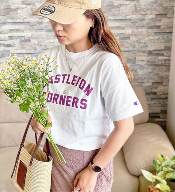 GeeRA（ジーラ）の「【ｃｈａｍｐｉｏｎ】ロゴＴシャツ（Tシャツ）」｜詳細画像