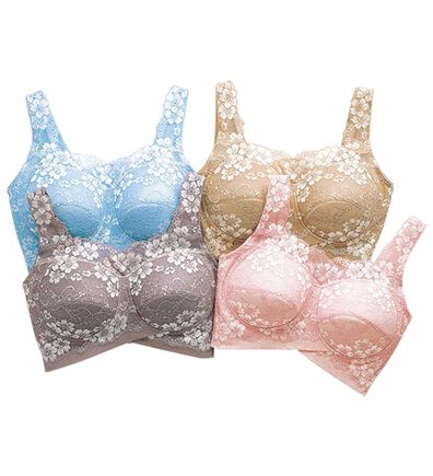 LAVIENNE（ラヴィエンヌ）の「【４色組】新・楽でもきれいな技ありブラ（ブラジャー）」