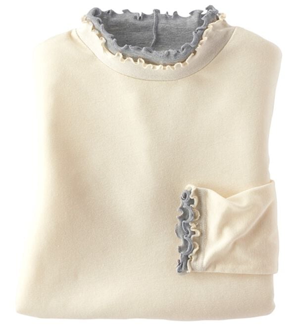 BELLUNA（ベルーナ）の「重ね着風フリル衿プルオーバー（カットソー）」｜詳細画像